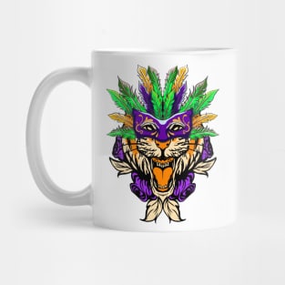 Mardi Gras 2022 Tee Year Of The Tiger Chinese Character Mask Mug